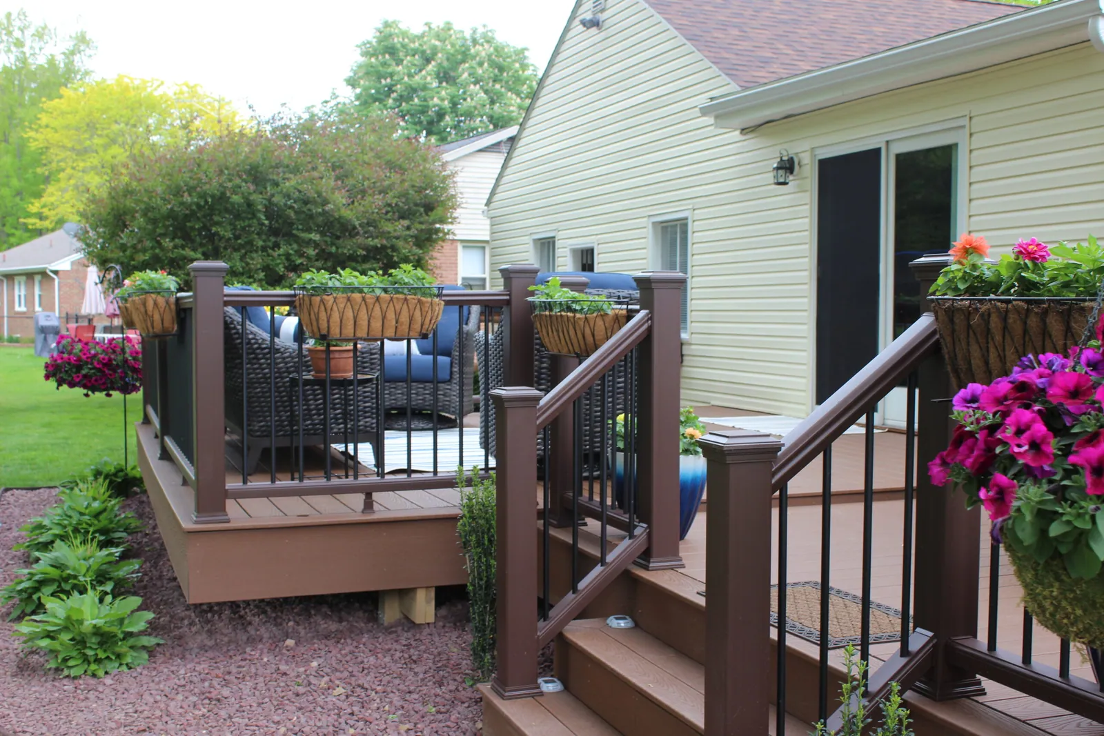 Deck & planters